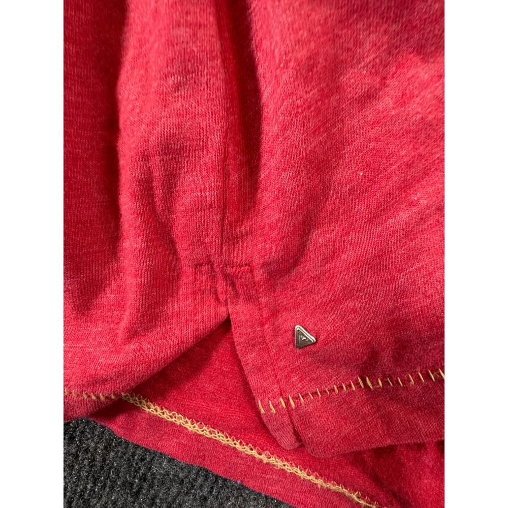 Antigua San Francisco 49ers Womens Red Gold V-Neck Rhinestone T-Shirt Medium - Picture 5 of 8